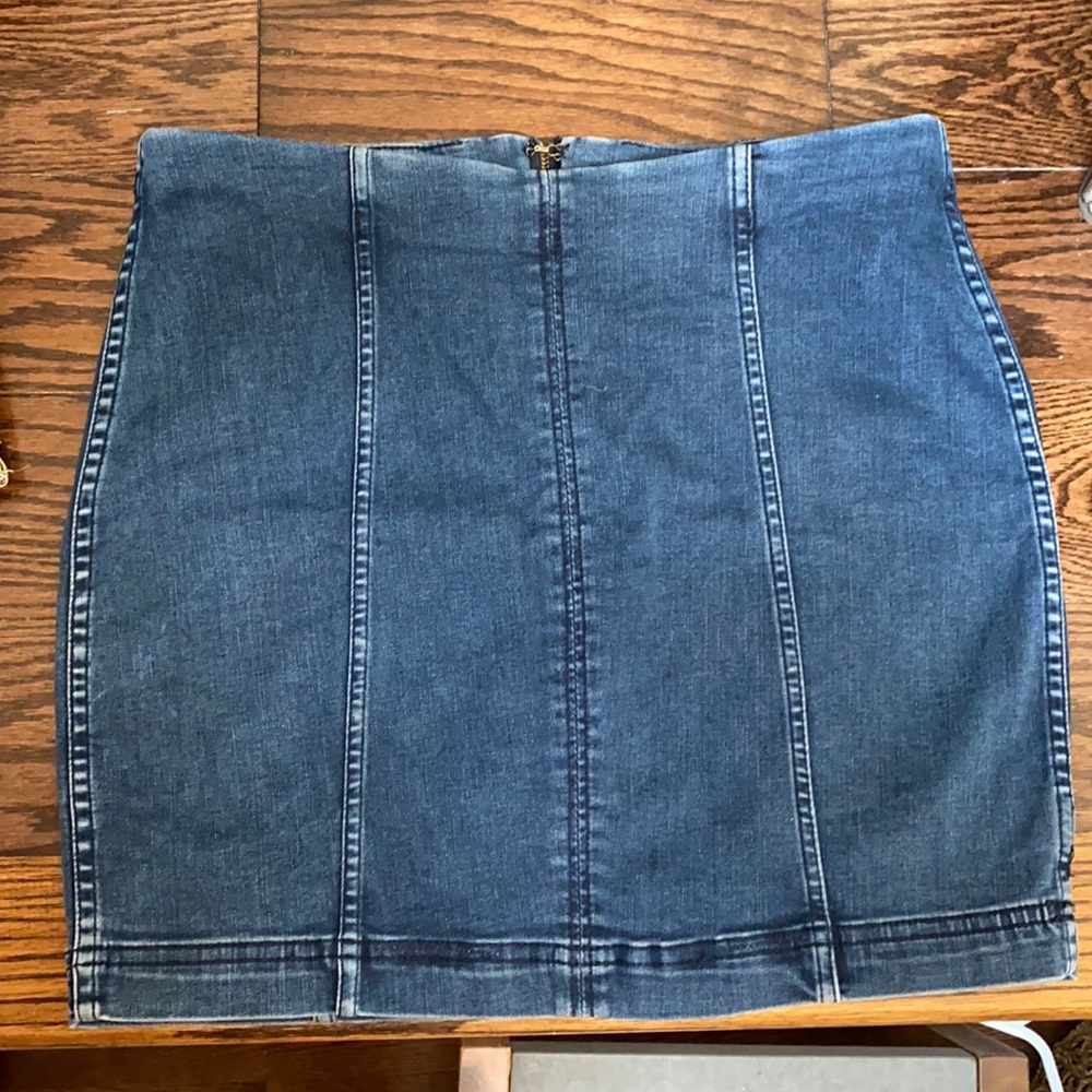 Free People Denim Skirt